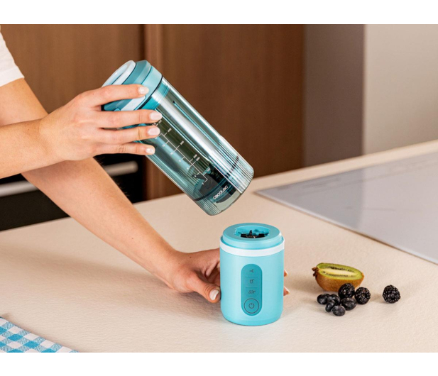 Cecotec Blender personalny Power Titanium Shake2Go Lagoon - 1605314 - zdjęcie 5